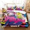 Cool Personality Dandadan Anime Bedding Set New 3D Print Duvet Cover Pillowcases Twin Full Queen King Size Soft Bed Linen