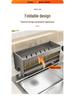 Punch-Free Dishcloth, Bowl, and Plate Drainer Rack for Kitchen/Bathroom Storage