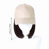 Visors Hats Women'S Adjustable Hip Hop Hat Short Synthetic Hairpiece  Daily Wear