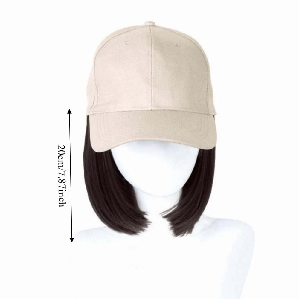 Visors Hats Women'S Adjustable Hip Hop Hat Short Synthetic Hairpiece Daily Wear