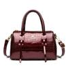 Elegant and Sophisticated Handbag Shiny Leather Large-capacity Single-shoulder Bag Fashionable Crossbody Bag