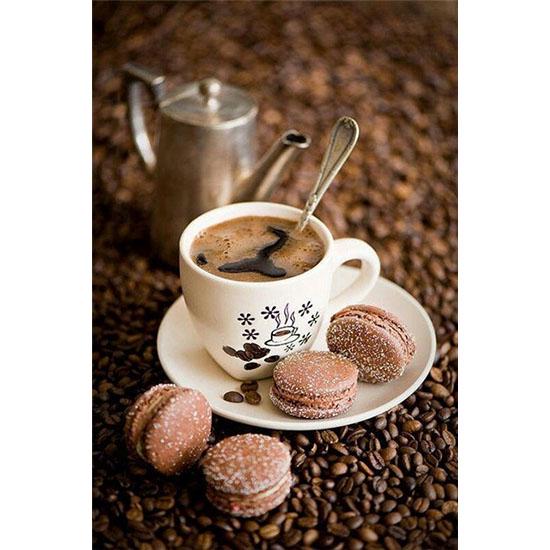 Huacan Алмазная вышивка Кофе Полный дисплей Алмазная мозаика Пейзаж Алмазная картина Квадратные стразы Искусство 20*30 cm