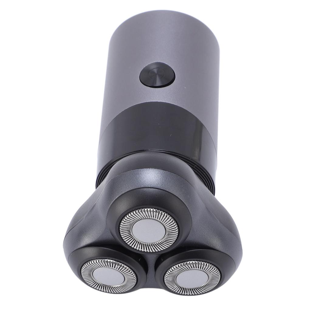 Electric Shaver Men Face Rechargeable Washable Portable Aluminum Alloy 3 Head Digital Display 081