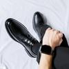 Leather shoes men's British style Korean version business dress casual shoes 2025 new platform shoes 9249-R
