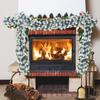 Christmas Garland Realistic Christmas Greenery Decoration Fireplace Artificial Pine Garland For Door Cabinet Kitchen Window
