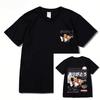 2024 Japanese Fun Raunisex Fish Print Hip Hop Womes Casual Comfortable Short Sleeve T-Shirt