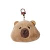 Collection Capibala Plush Doll Fluffy Kapibala Backpack Pendant Capybara Plush Keychain  Couple