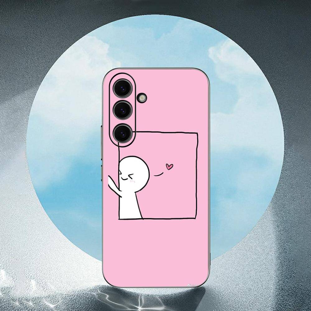 Best Friend For Samsung Galaxy S23 S24 S25 Ultra S22 Plus S21 Black Soft Case Waterproof Soft Case