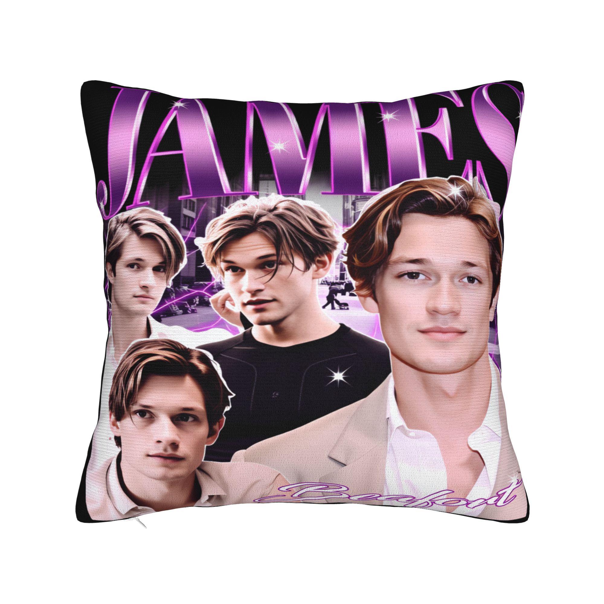 

James Beaufort Pillow Case Soft Pillow Cover For Office Car Home Decor Fashion Pillowcases 30cmx30cm