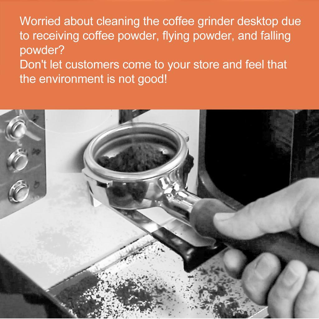 51mm Dosing Funnel Anti Flying Powder Aluminum Alloy   Dosing  s with Magnetic for Household Coffee Shop