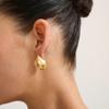 Glossy Water Drop Earrings: S925 Silver Needle, Trendy Light Luxury, High-End Summer Style Studs.