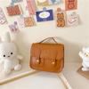Einfache und Retro-Tasche mit Klappverschluss, Diebstahlsicherer Rucksack, Exquisite Kindertasche, Trendige Tasche