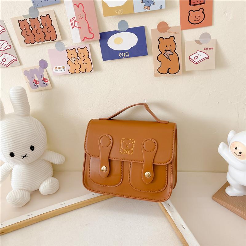 Simple and Retro Flip-top Bag, Anti-theft Backpack, Exquisite Children's Bag, Trendy Bag