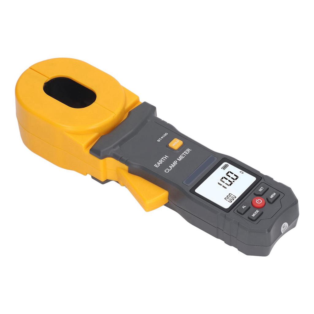 LCD Digital Clamp Ground Resistance Meter Auto Power Off Clamp Earth Resistance Meter Tester for