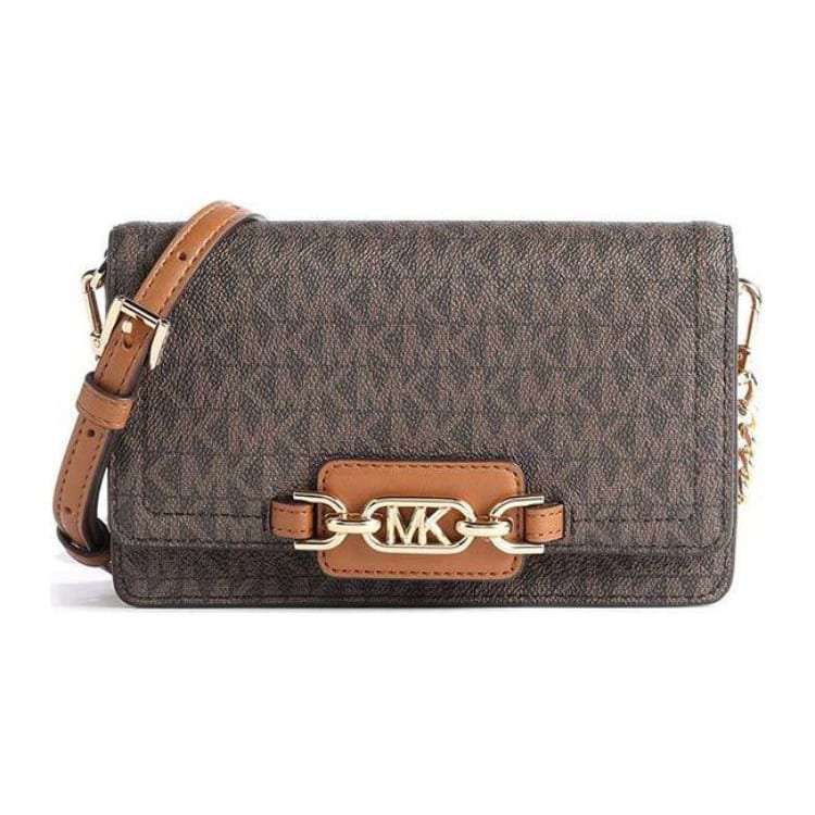 Michael Kors Heather PVC Crossbody Bag, Shoulder Bag Regular Women's Brown 32F2G7HC1B-BRNACORN