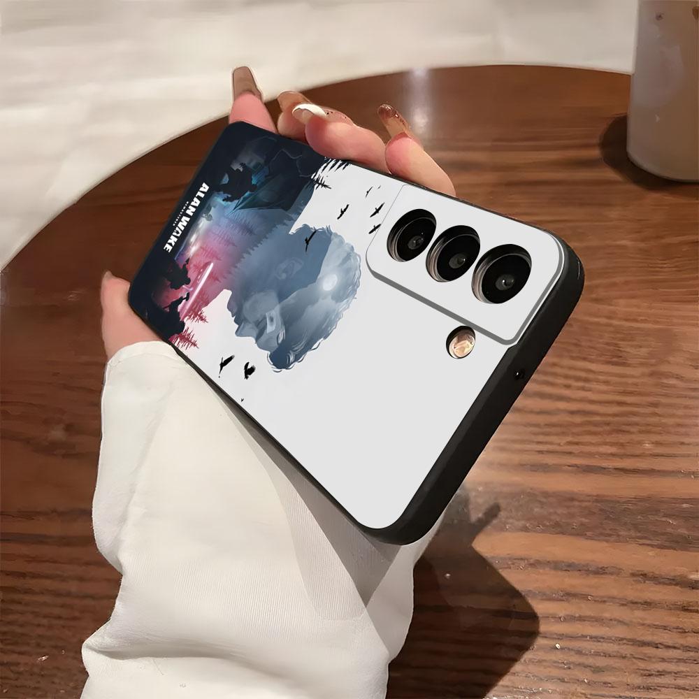 

A-Alan W-Wake 2 Phone Case For Samsung S26 S25 S24 FE S23 S22 S21 Plus S20 Ultra Note20Ultra Black Soft Shell Galaxy S23 Ultra