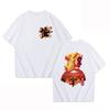 New Anime Rengoku Kyoujurou Print T-shirts Women Men Summer Cool Short Sleeve Female Casual T-shirts Round Neck Tops