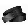 Men's Nylon Automatic Buckle Belt - Fashionable Woven Canvas Waistband for Youth