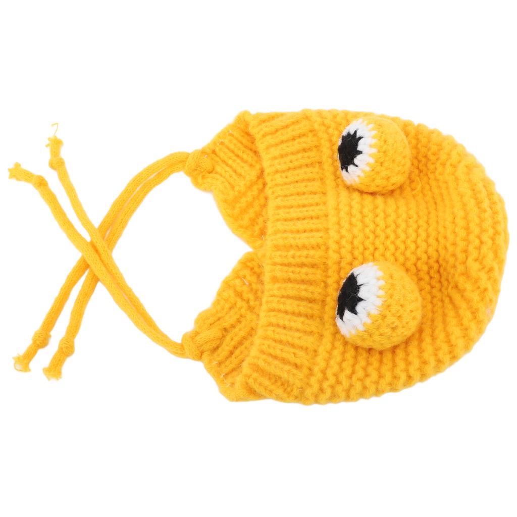 Dog Knitted Hat Funny Cute Design Comfortable Pets Winter Warm Knitted Hat for Small Dogs Cats Cold Weather Winter