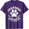 Grandpaw Dog Grandpa Grandfather Funny Vintage Grand Paw Men T-Shirt