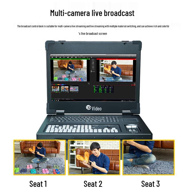 JiaShYing 9800PLUS 4K Live Broadcast Switcher