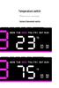 LED Multi-Functional Alarm Clock with Ambient Light and Simple Design, Model 5523