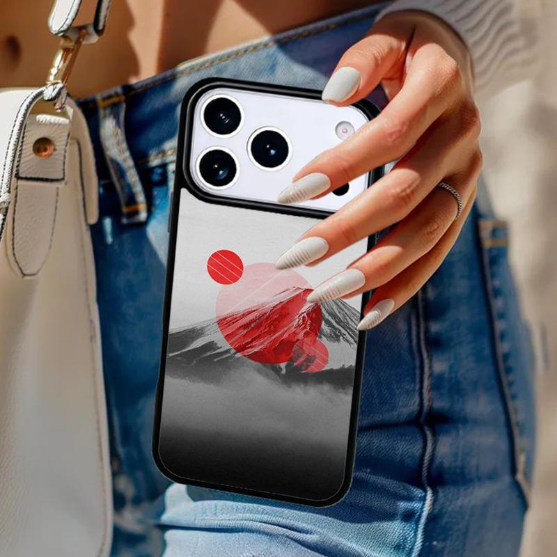 Japanese Style Art Japan Phone Case For iPhone 17 Air 14 15 13 12 Max Cover For Apple 14 15 16 16e 11 Pro Max Plus