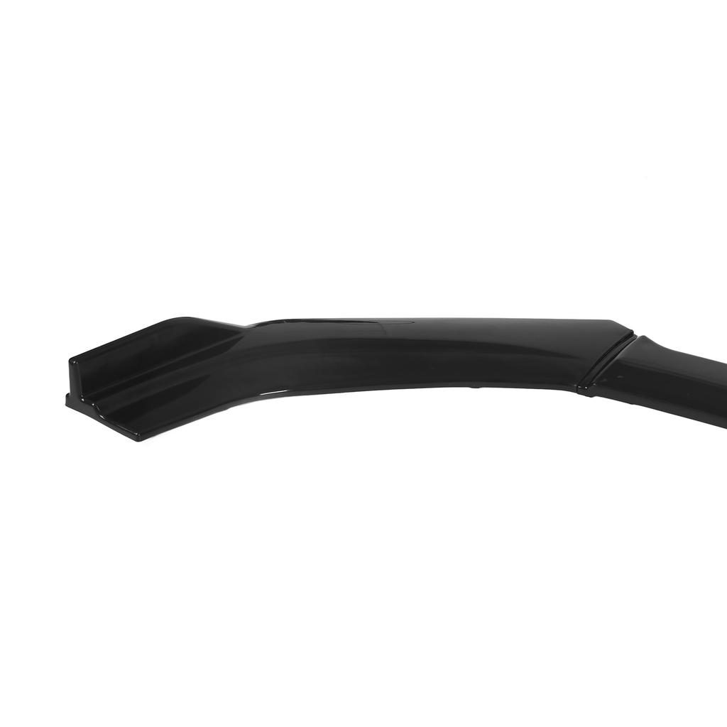 Front Bumper Lip Spoiler Splitter Kit Aerodynamic Part for Auto Car Modification(Glossy Black White )
