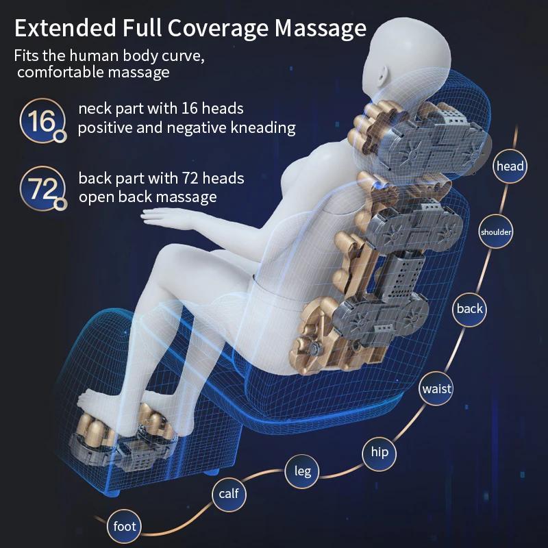 Upgrade Electric Massage Chair Full Body Kneading Neck Back Waist Leg Infrared Heating Vibration Shiatsu Cushion Seat Relaxation