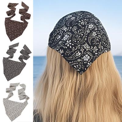 Impression textile Impression textile Nouvelle Mode Foulard Bandeau Bandana Bandeau pour Cheveux pour Femmes Bandeaux Turban Accessoires pour Cheveux
