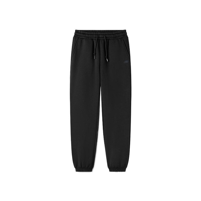 Skechers Skin-Friendly Breathable Lace-Up Comfortable Knitted Sports Pants Women bottoms L325W093-0018 S