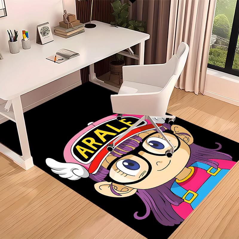 Arale Norimaki Printed Absorbent Washable Carpet, Non-Slip Bathroom Mats, Kitchen Rugs, Yoga Mat,Living Room Entrance, Camping Picnic Rugs