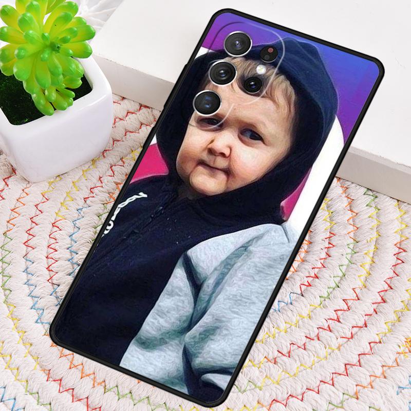 Hasbulla Fighting Meme Mini Khabib Blogger 17 Phone Case For Samsung Galaxy note 10 pro S26 S25 S24 S23 S22 S21 Plus Ultra Cover