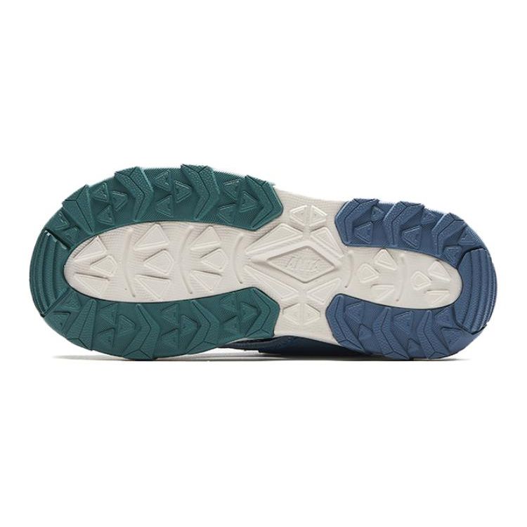 Anta Comfortable Versatile Rebound Breathable Kids Sandals Kids Sandals Blue Green White A312426909-1