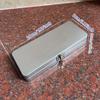 Rectangular Iron Box, Tool Pencil Case, Flip Cover Storage, Large-capacity Metal Packaging
