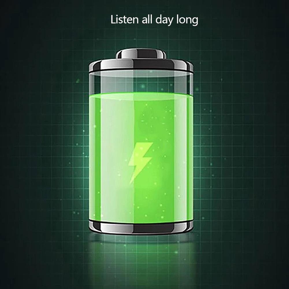 Kabelloses Bluetooth V5.3 Headset Sprechen Clip-on Ohrhörer Lange Tragezeit ohne Schmerzen Ultra lange Akkulaufzeit