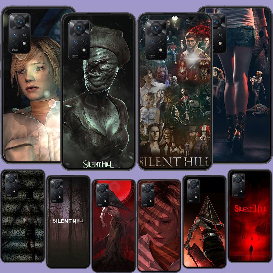 Games S-Silent Hill Phone Case For Redmi Note 14+ 13 Pro Plus 14C 13C 12C 12 10A 10C 10 9 8 9A 9C 9T 8A 7 Pro Xiaomi Capa Cover
