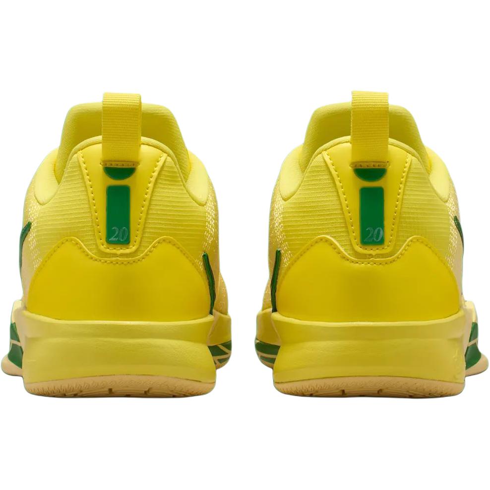 Nike Sabrina 3 Oregon Ducks Pohodlné provedení Nízké dětské basketbalové boty Dětské basketbalové boty Citronově žlutá Zelená IU4645-700