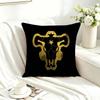 Black C-Clover Yami Sukehiro  Square Double-Sided printed Pillow Case Bedroom Bedside Pillow Sofa Cushion Cover