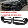 Real Dry Carbon Fiber Trim For BMW G87 M2 2023-2025 Car Front Bumper Grille Racing Grills Mesh Cover Auto Exterior Accessories