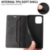 Retro Flip Case For iPhone 16 15 13 14 11 12 Pro XR XS Max SE 7 8 Plus 16E Leather Holder Standing Strong Magnetic Wallet Cover