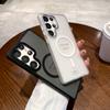 For  Magnetic Wireless Charge Case For Samsung Galaxy S26 S2 Edge S23 S24 FE Ultra Plus Shockproof Matte Clear PC Cover