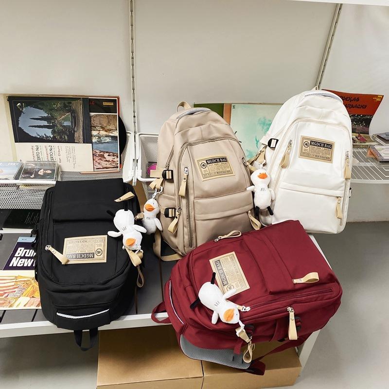 Backpack Girls Ins Wind School Bag High School Female College Student High School Student Bag Large Capacity Backpack Male