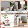 Crochet Positive Energy Mushroom Hug Pocket Doll Mini Handmade Plush Knitted Plant Ornament Home Room Decoration Christams Gift
