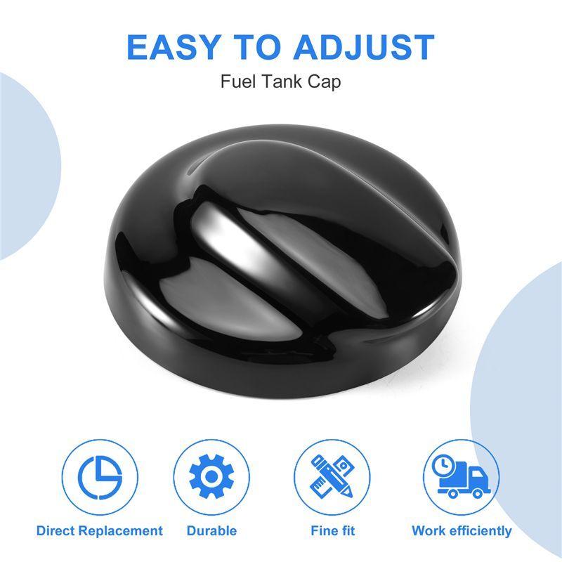 A57E-Black Fuel Tank Cap Cover For BMW For Mini Gen 2 R56 For Cooper S JCW 2006-2013 High Quality ABS Oil Tank Car Cover