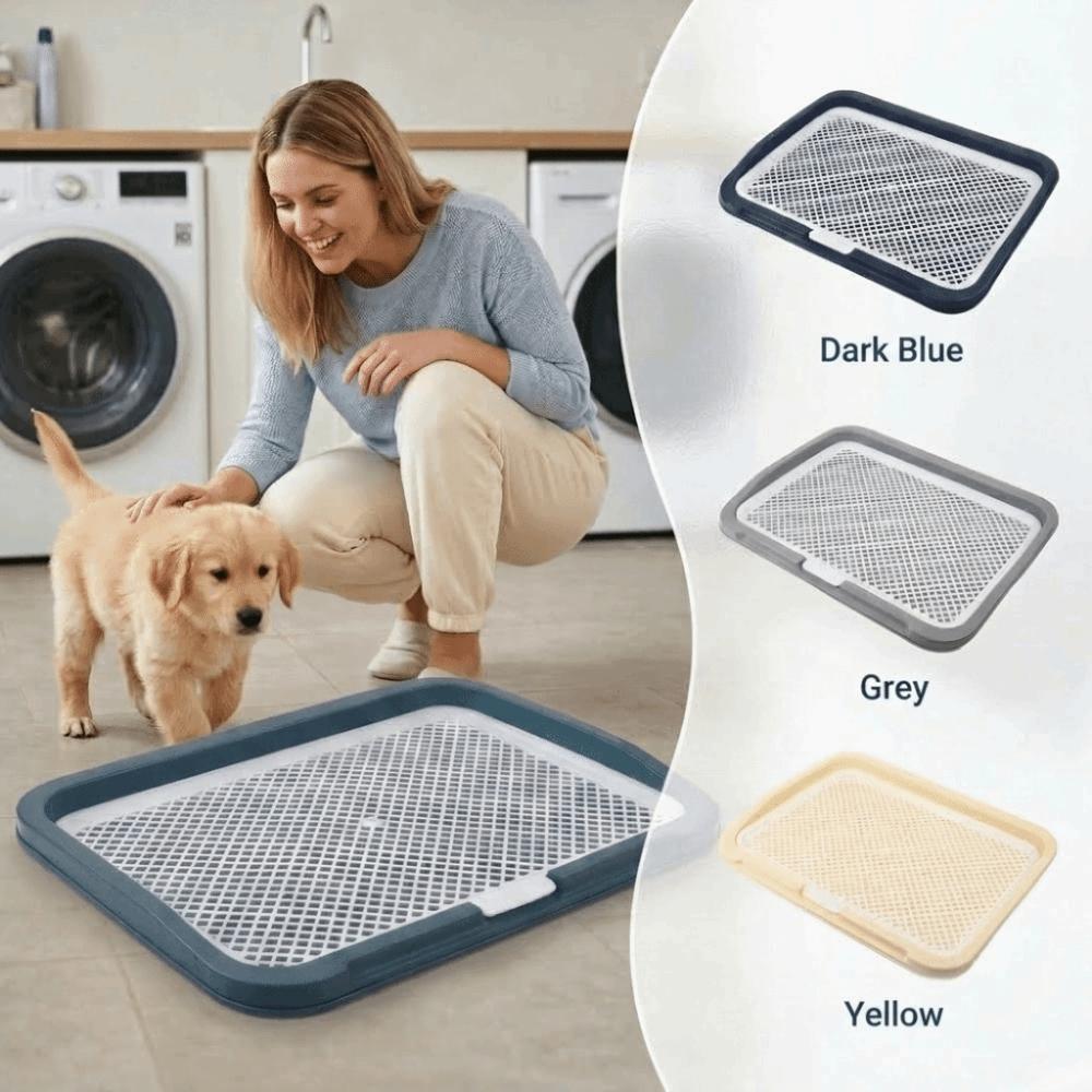 Easy Clean Puppy Potty Training Tray Leak Proof Pet Potty Pads  Puppy Training