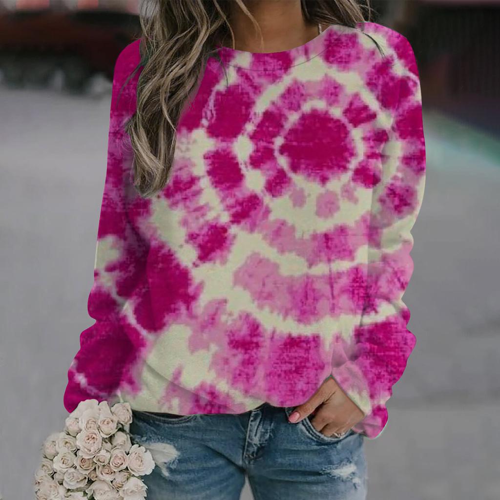 Fashion Digital 3D Printed Pullover Long Sleeve Round Neck Raglan Autumn Winter Women's Hoodie