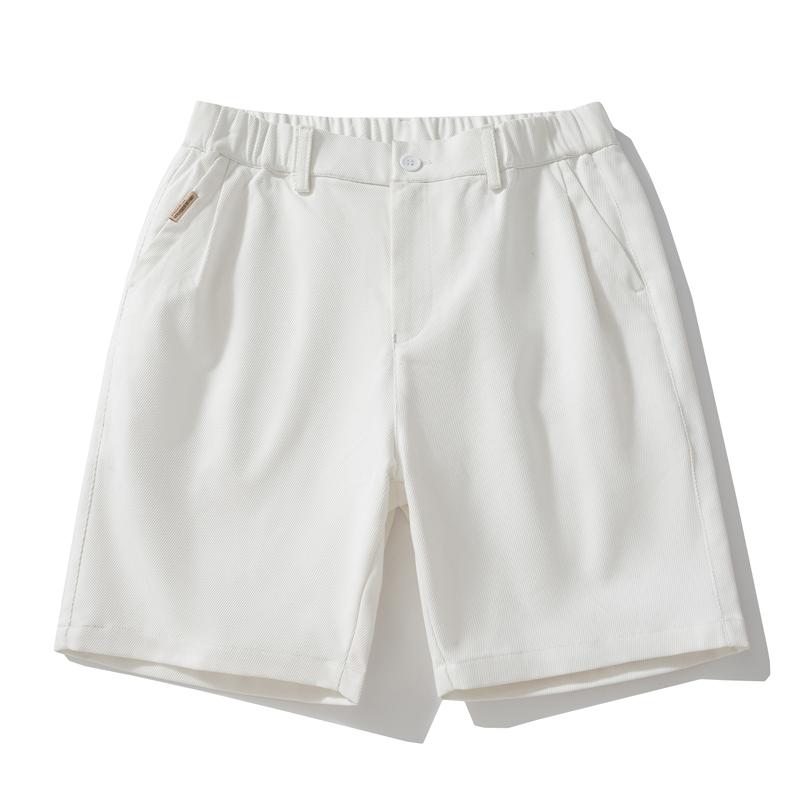 

Летние шорты-карго для мужчин, винтажная одежда, повседневные шорты с эластичной талией 5XL(97kg-105kg) белый