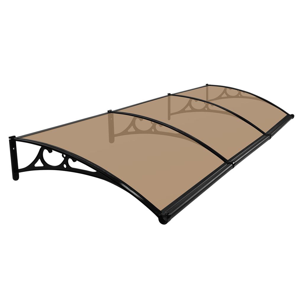 Awning for Door Entrance with Aluminum Alloy Bracket House Overdoor Awnings Long Service Life for Rain Snow Sunlight Protection