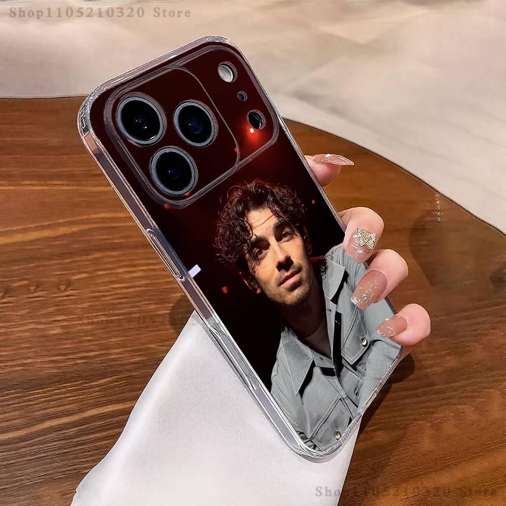 

Singer J-Joe J-Jonas Phone Case iPhone17 16 15 14 13 12 11 Pro Max Plus Mini Clear Full Back Cover Silicone Soft Shell iPhone12PRO